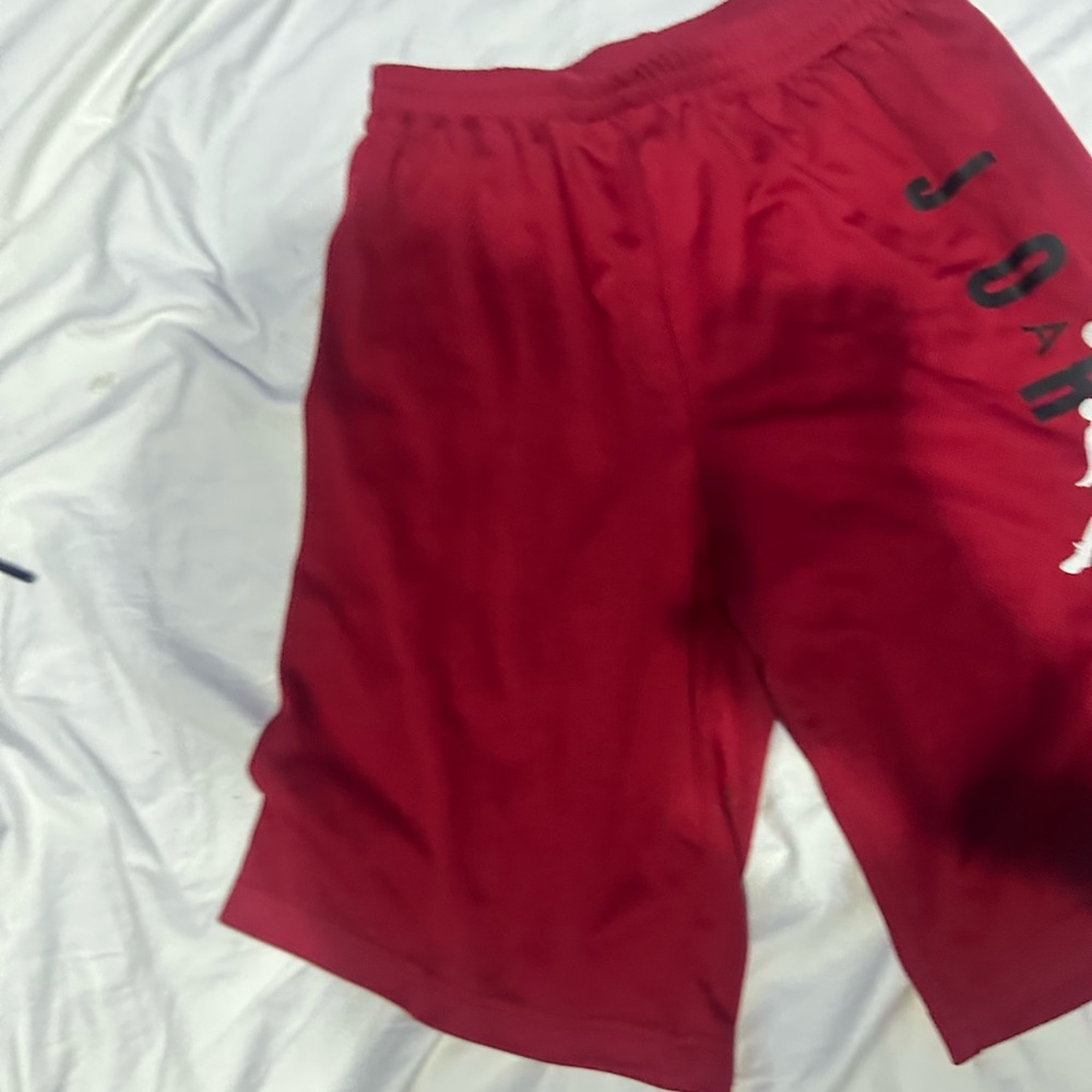 Red Kids Shorts